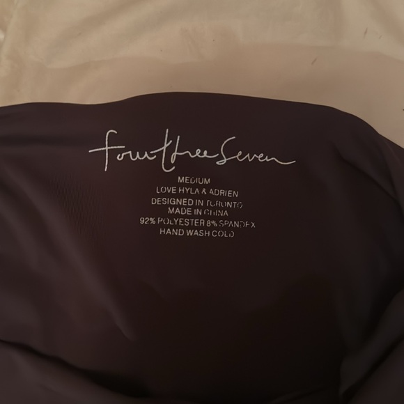 437 swim Aubrey bottoms in espresso - Picture 2 of 4